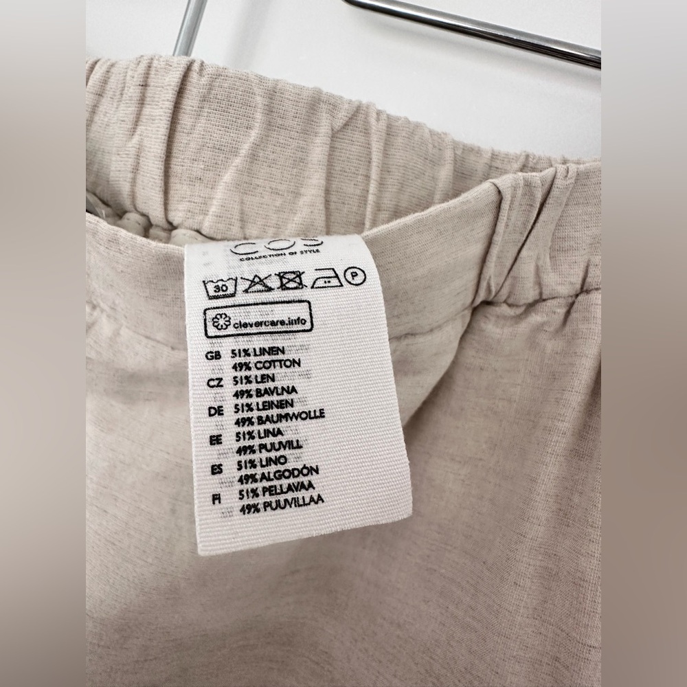 COS Cotton-Linen Trousers - Picture 7 of 16